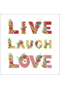 Say040 - Live laugh love words